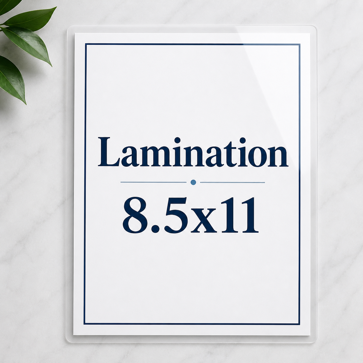 Lamination 8.5x11 Paper