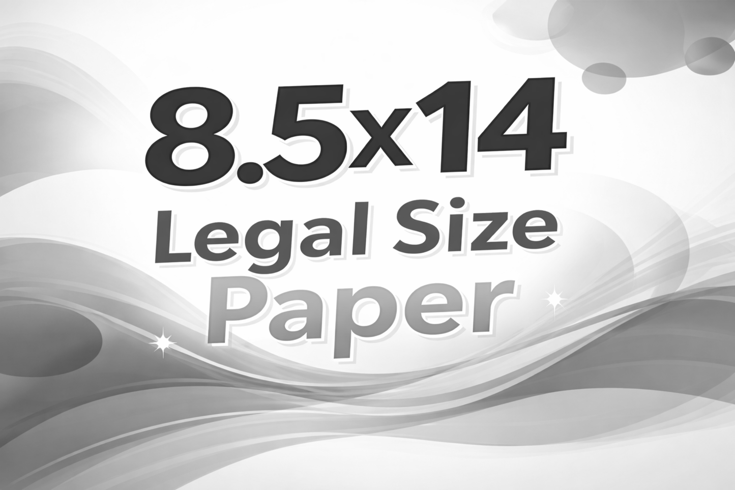 8.5X14 B&W ( Legal Size )