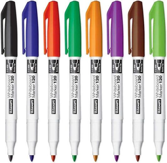 Whiteboard Marker 8 pk Luxor / Bold colors / Bullet Tip/  art no: 3640
