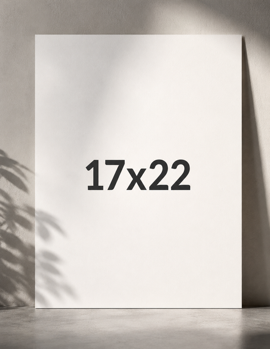 17x22 Matte Poster size ( Same Day Print )