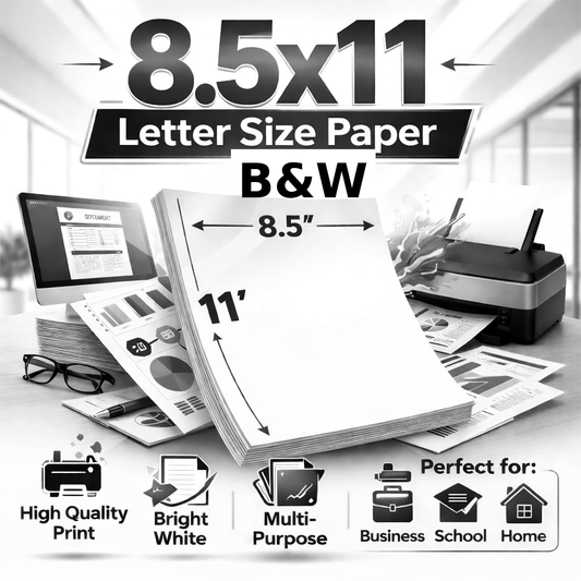 8.5X11 B&W ( Letter Size )