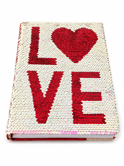 Reversible Sequin Notebook – Assorted Designs | Flipping Sparkly Cover