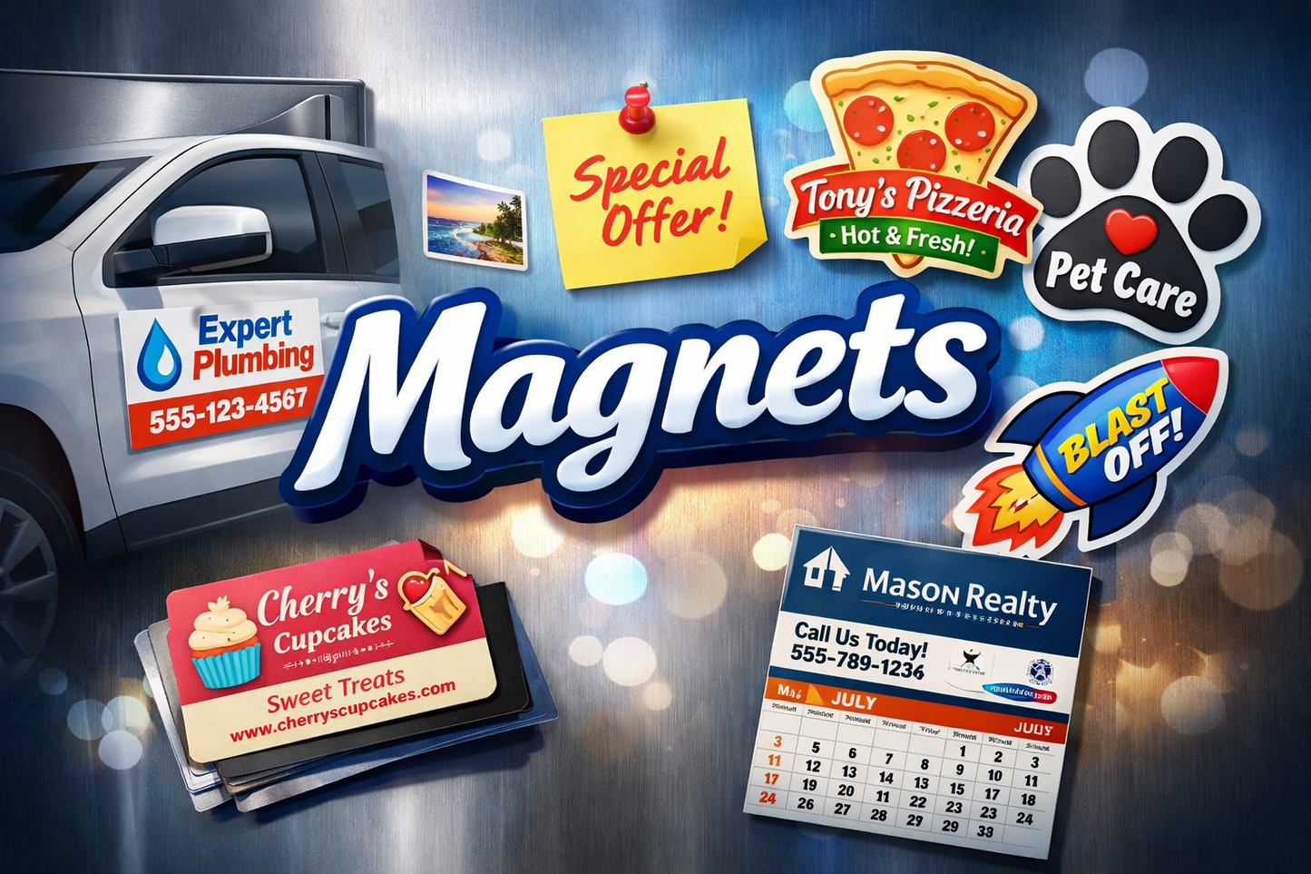 Custom Shape Magnets 30mil