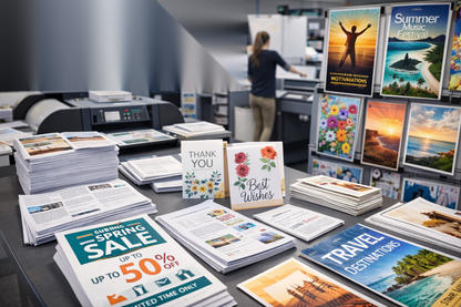High Gloss UV Brochures 2 sided