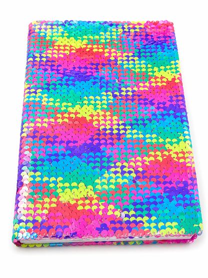 Reversible Sequin Notebook – Assorted Designs | Flipping Sparkly Cover