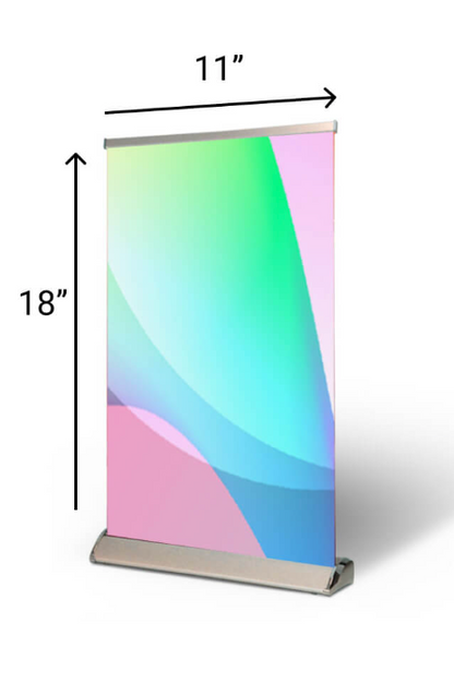 Table Top Pull Up Banner